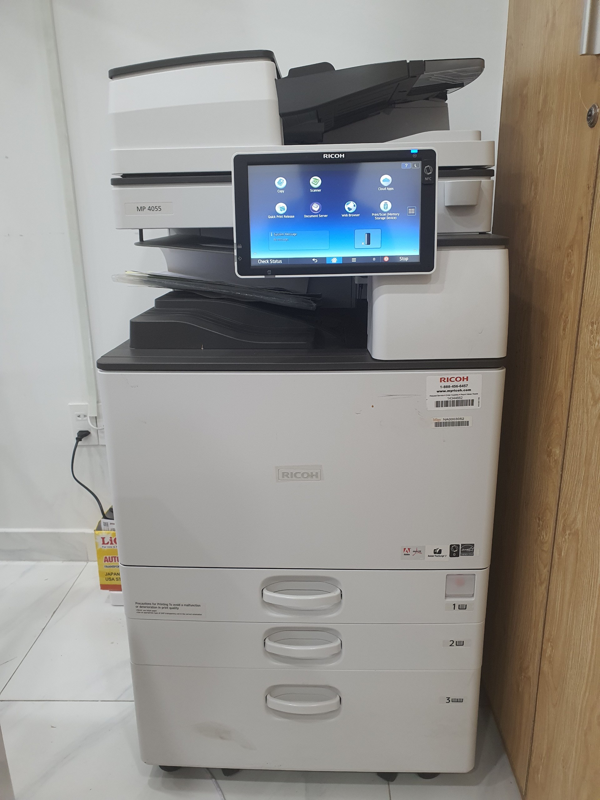 Máy Photocopy Ricoh Aficio MP 4055 tại quy nhơn