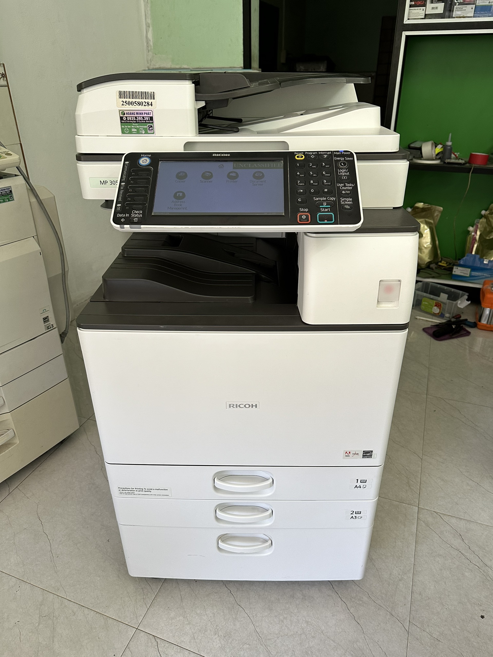 cho thuê máy Photocopy Ricoh Aficio MP 3054 - MP 3054SP giá rẻ tại Quy Nhơn - Bình Định