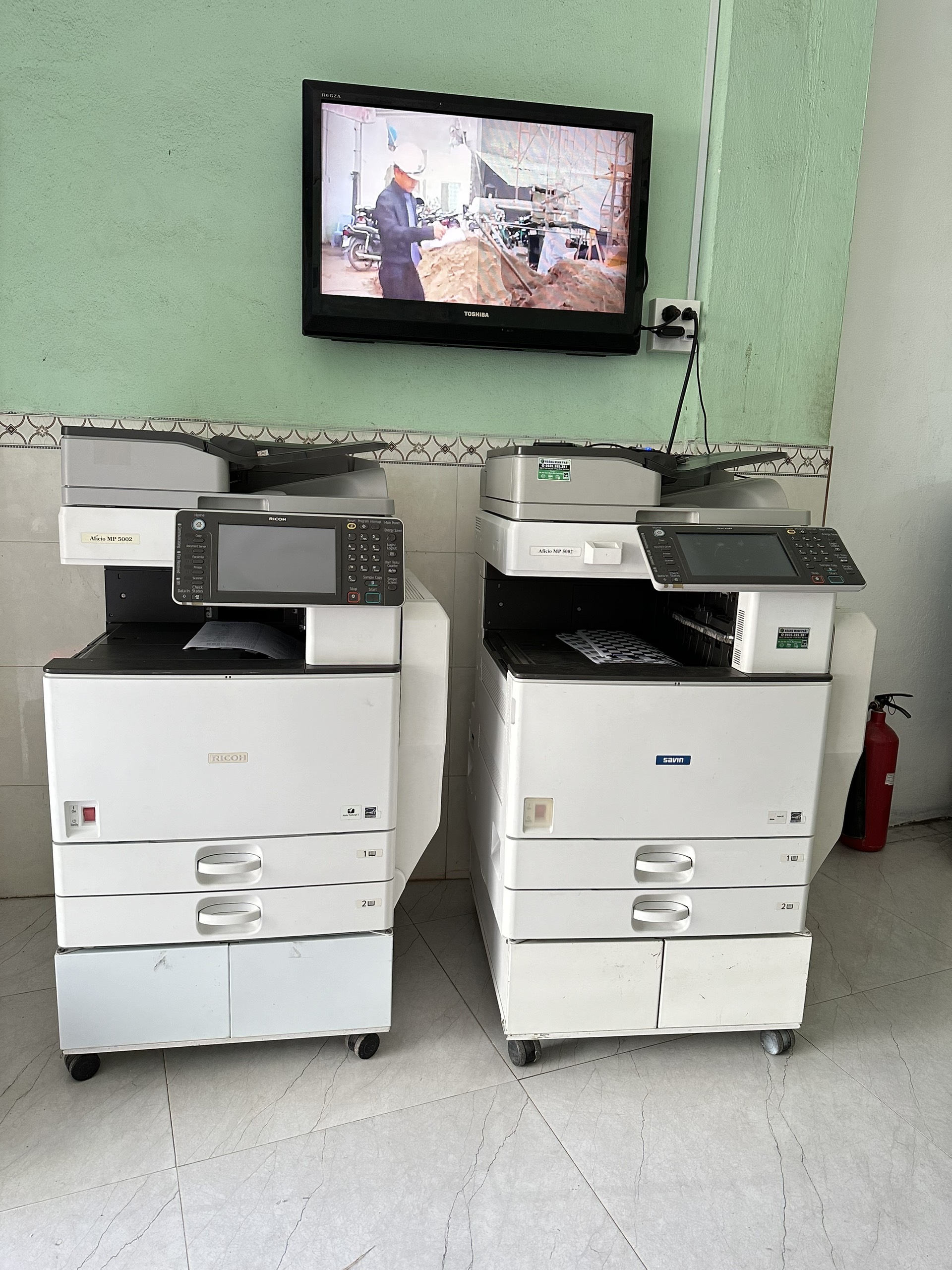 sửa chữa máy photocopy bị tắc mực