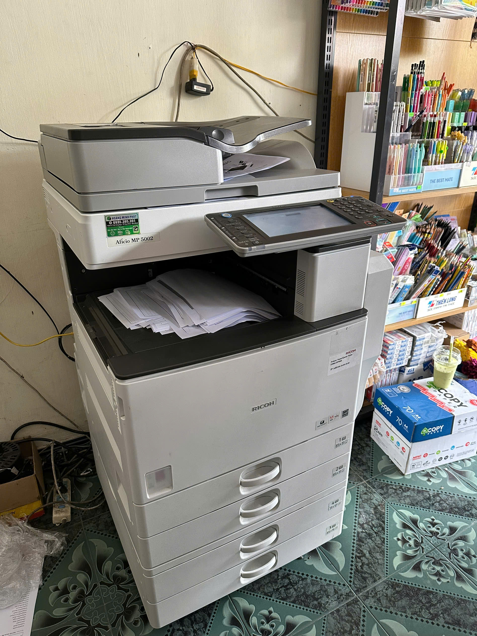 Máy photocopy Ricoh cũ tại Quy Nhơn - Bình Định