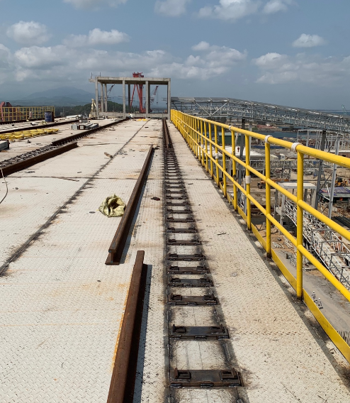 lắp đặt ray cầu cảng lắp đặt ray cầu cảng