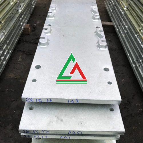 Tấm thép đệm ray Tấm thép đệm ray