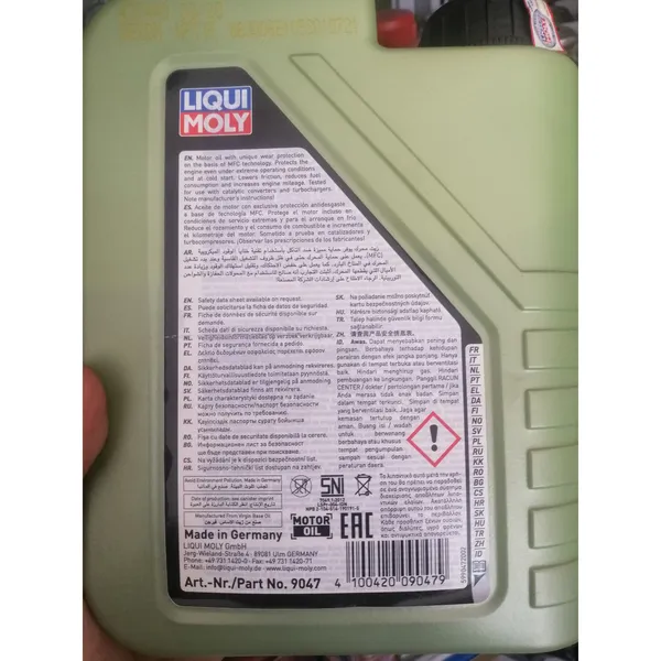  Nhớt Liqui MolyGen 5W30 0.8L Cho Xe Tay Ga