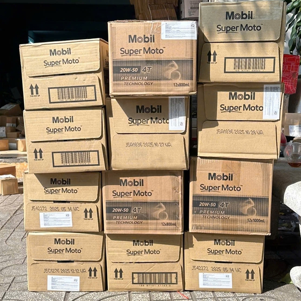 Mua Sỉ Thùng Nhớt Mobil 20w50 0.8L Cho Xe Số Nhập Khẩu Singapore.
