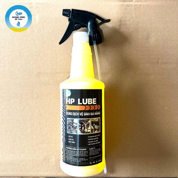 Chai Tẩy Rửa Đa Năng HP Lube 1L Rửa Full Xe, Vệ Sinh Nhông Sên Dĩa, Lốc Máy, Dàn Áo, Tẩy Sạch Dầu Nhớt, Bụi Bẩn