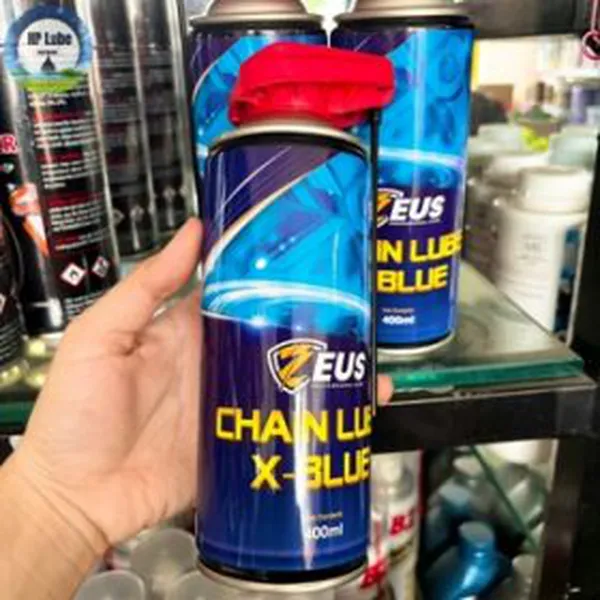 Dưỡng Sên Zeus Mỡ Bò Xanh 400ml Chống Văng cao Cấp Tặng Chai Rửa Sên Mr.Finn 0.5L Và Bàn Chải 3D