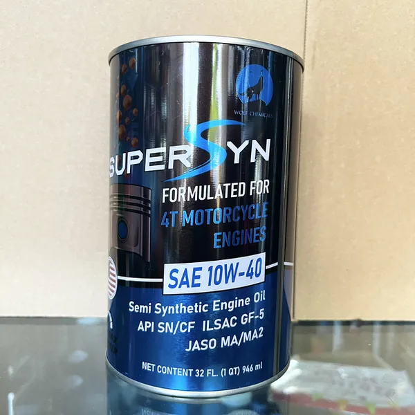 Sỉ 1 Thùng Nhớt Super SYN 10w40 cho Xe Ga 946ml 12 chai, Nguyên liệu nhập khẩu từ Mỹ- Cam Kết chính hãng