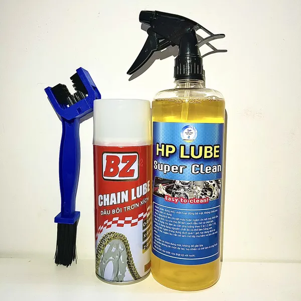 Chai Dưỡng Sên BZ CHAIN LUBE, Chai Xịt Sên BZ 450ml