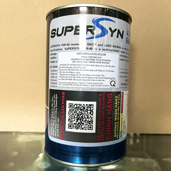 Sỉ 1 Thùng Nhớt Động Cơ Super SYN 10w40 cho Xe Số 946ml
