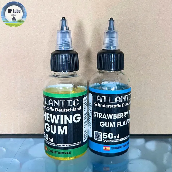 Tinh Dầu Nhớt Thơm Xe 2 Thì 2T ATLANTIC Mùi CHEWING GUM Chai 50ML