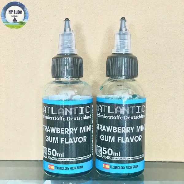Tinh Dầu Nhớt Thơm Xe 2 Thì 2T ATLANTIC Mùi CHEWING GUM Chai 50ML