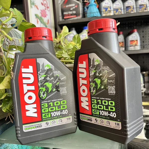 Nhớt Motul 3100 GOLD 10W40 1 Lít Chính Hãng- Cam Kết Chính Hãng