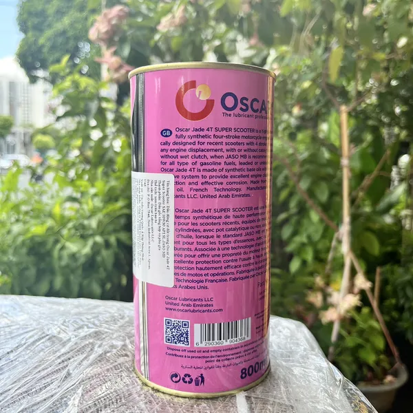 Nhớt Xe Tay Ga Oscar Jade Scooter 10W30 800ML Full Tổng Hợp Nhập Khẩu UAE