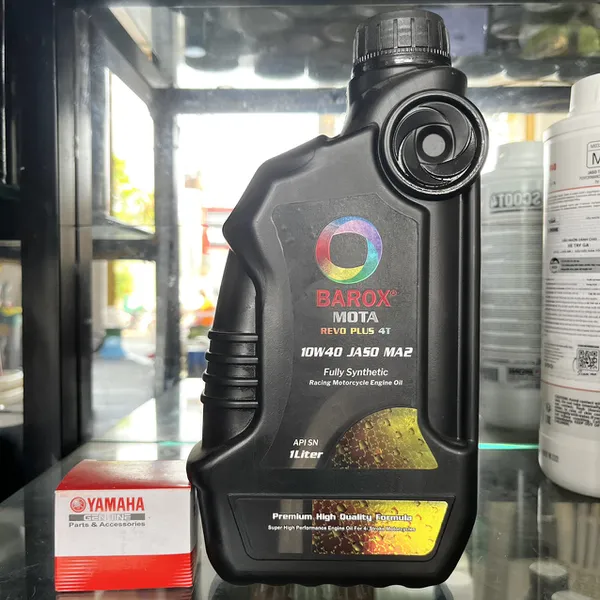 Nhớt Full Tổng Hợp Barox 10W40 Nhập Khẩu Đức, hiệu suất cao, vận hành êm mượt, nhẹ số cho xe số, PKL