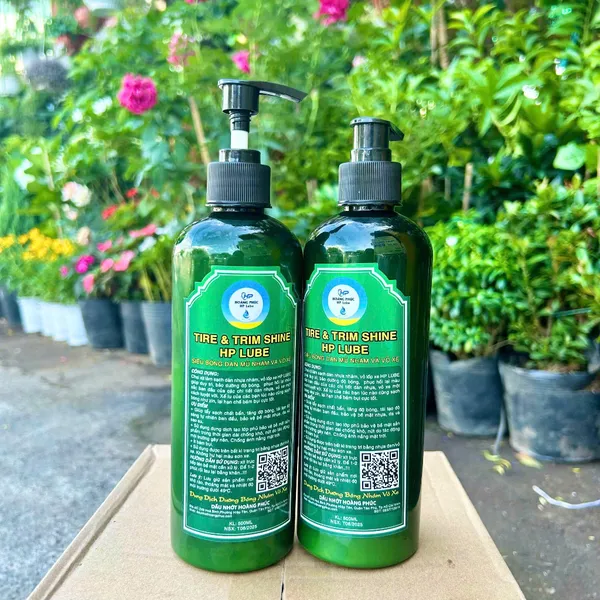 Dung Dịch Đánh Bóng Vỏ Xe Tire Shine Hp Lube 500ML Phục Hồi Nhựa Nhám Ô Tô, Xe Máy