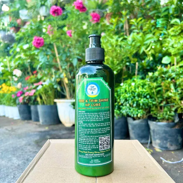 Dung Dịch Đánh Bóng Vỏ Xe Tire Shine Hp Lube 500ML Phục Hồi Nhựa Nhám Ô Tô, Xe Máy