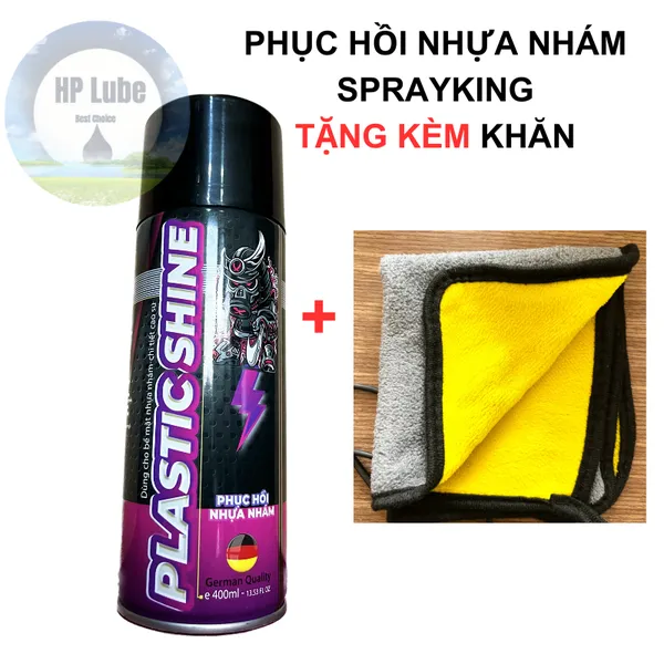 Chai Phục Hồi Nhựa Nhám Sprayking Plastic shine 400ml