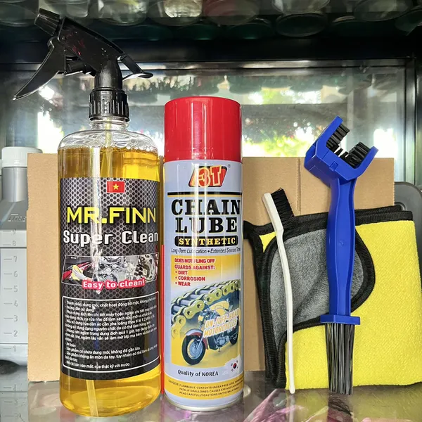 Dưỡng Sên 3T Mỡ Bò Nước 3T Chain Lube 500ml Chống Văng, Bám Bính Tốt, Mỡ Bò Dang Phun- Cam Kết Chính Hãng