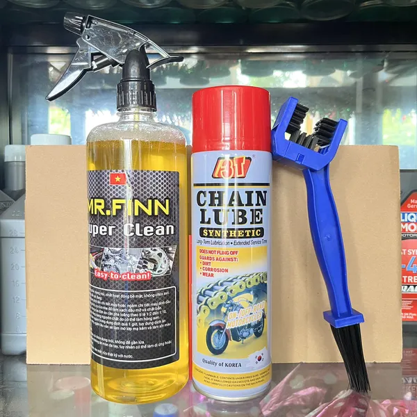 Dưỡng Sên 3T Mỡ Bò Nước 3T Chain Lube 500ml Chống Văng, Bám Bính Tốt, Mỡ Bò Dang Phun- Cam Kết Chính Hãng