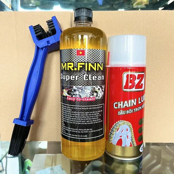 Dung Dịch Tẩy Rửa Đa Năng Mr.Finn Super Clean 1L Rửa Sên