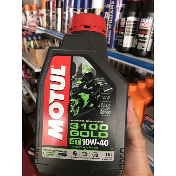 Nhớt Motul 3100 GOLD 10W40 1 Lít Chính Hãng- Cam Kết Chính Hãng
