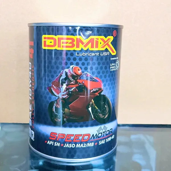 Nhớt Xe Máy Full Tổng Hợp DBMIX 10W40 Cho Xe Số Và Xe Tay Ga 1L
