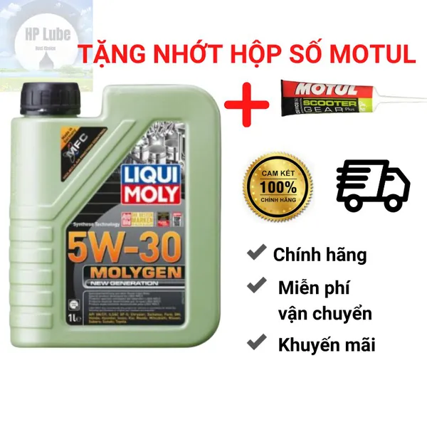  Nhớt Liqui MolyGen 5W30 0.8L Cho Xe Tay Ga