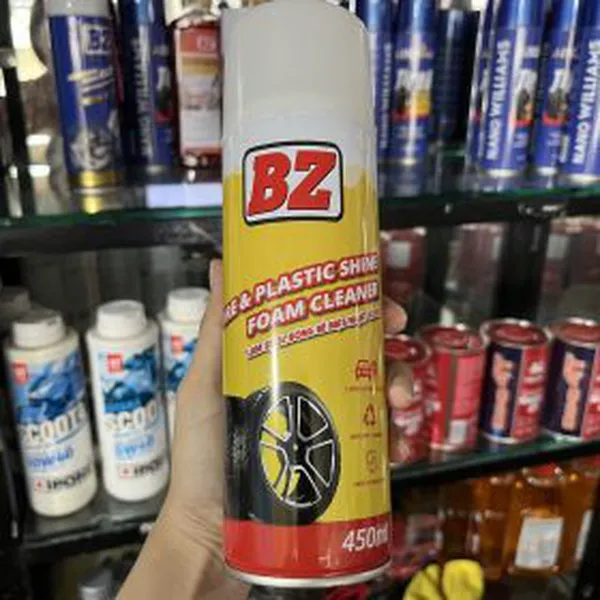 Chai Xịt Dưỡng Nhựa Nhám BZ, Phục Hồi và làm mới lớp nhựa nhám