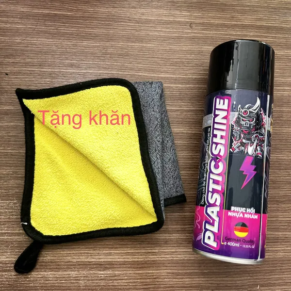 Chai Phục Hồi Nhựa Nhám Sprayking Plastic shine 400ml