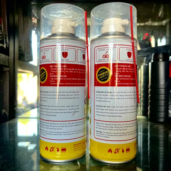 Dưỡng sên BZ Cao Cấp PREMIUM Chainlube 450ml