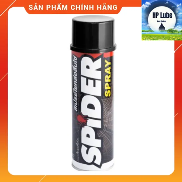 Chai Xịt Dưỡng sên SPIDER Dạng Tơ Nhện 600ml Bôi Trơn Tốt, Chính Hãng Nhập Khẩu Thái Lan