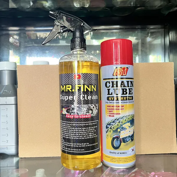 Dưỡng Sên 3T Mỡ Bò Nước 3T Chain Lube 500ml Chống Văng, Bám Bính Tốt, Mỡ Bò Dang Phun- Cam Kết Chính Hãng