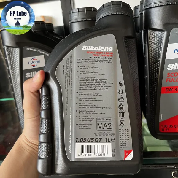 Nhớt Fuchs Silkolene Tay Ga Scoot Sport 4 5w40 1L Full Tổng Hợp Chính Hãng Nhập Khẩu Đức