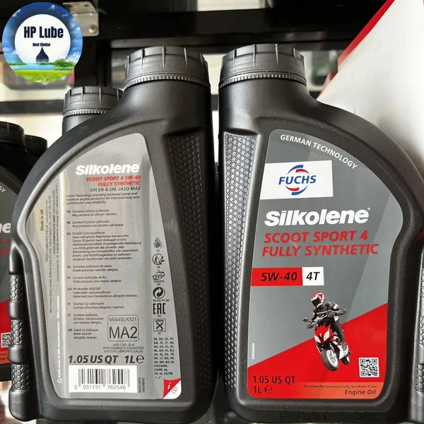 Nhớt Fuchs Silkolene 10w40 Pro4 Cho Xe Số, Xe Côn Tay