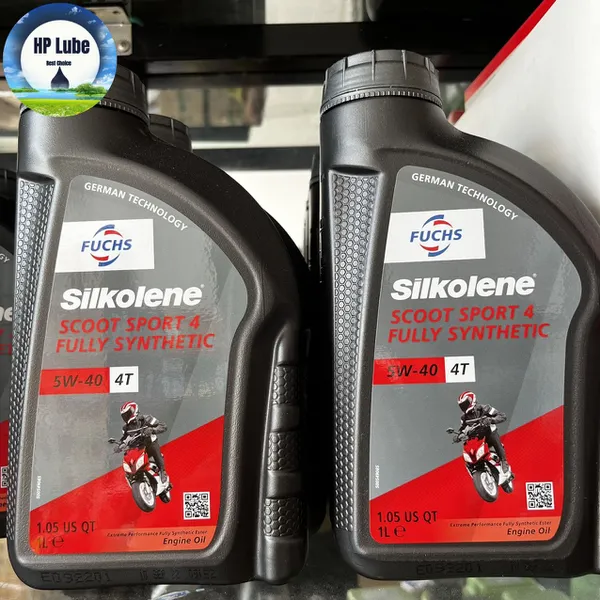 Nhớt Fuchs Silkolene 10w40 Pro4 Cho Xe Số, Xe Côn Tay