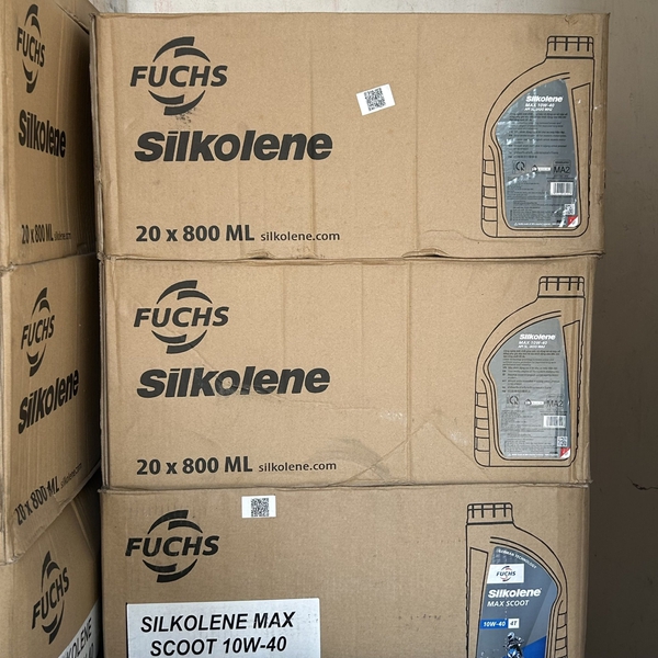 Mua Sỉ Thùng Nhớt Fuchs Silkolene 10w40 Max 10W40 0.8L cho xe số, Bán Tổng Hợp Mẫu Mới. 