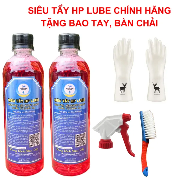 Tẩy Rỉ Sét, Rửa Lốc Máy Không Chạm HP Lube Siêu Tẩy 500ml Tẩy Rửa Lốc Máy, Vệ Sinh Nhông Sên Dĩa