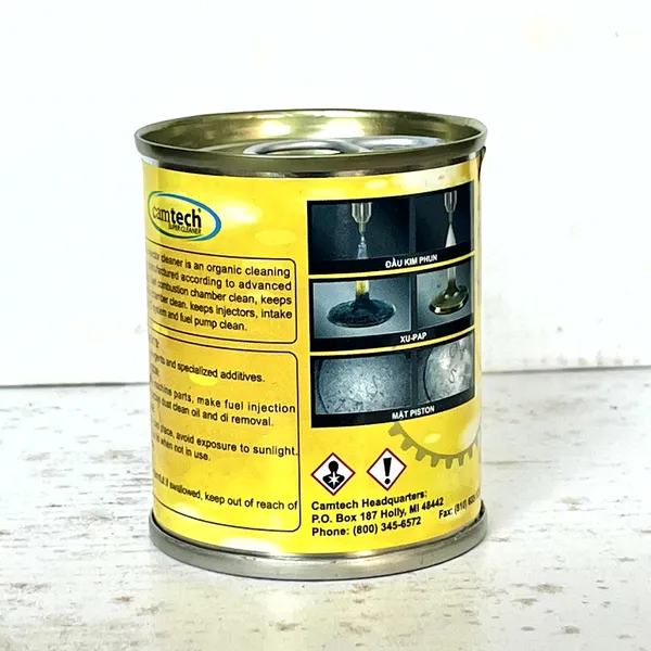 Vệ Sinh Buồng Đốt Cam Tech Super Clean 75ml Công Nghệ Cao Từ Mỹ, Làm Sạch Bình Xăng, Kim Phun