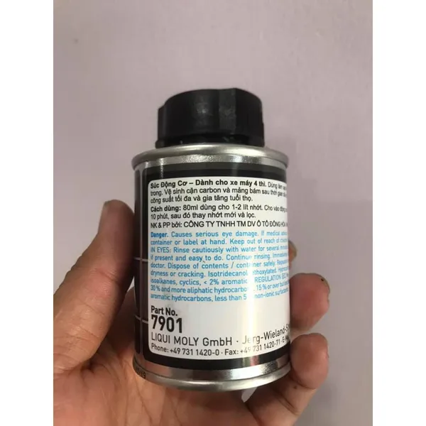 Súc Động Cơ Liqui Moly Engine Flush Shooter 80ML Nhập Khẩu Đức Cho Xe Số, Xe Tay Ga