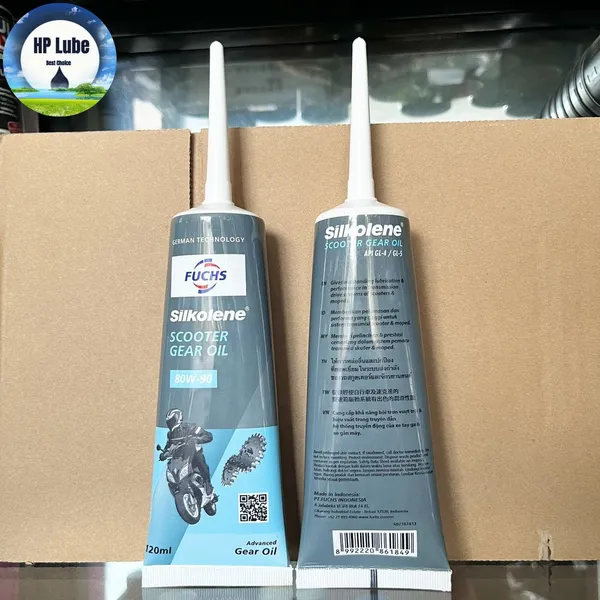 Nhớt Lap/ Nhớt Hộp Số Fuchs Silkolene Scooter Gear Oil 80W90 120ml Chính Hãng Cho Mọi Loại Xe Tay Ga Chính Hãng