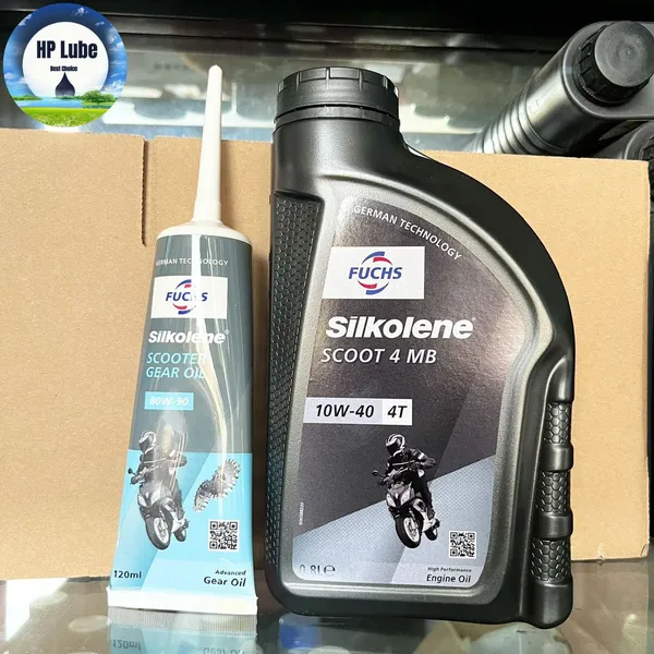 Nhớt Lap/ Nhớt Hộp Số Fuchs Silkolene Scooter Gear Oil 80W90 120ml Chính Hãng Cho Mọi Loại Xe Tay Ga Chính Hãng