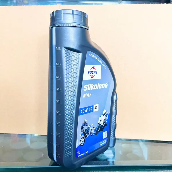 Nhớt Fuchs Silkolene 10w40 Max 10W40 0.8L cho xe số, Bán Tổng Hợp Mẫu Mới