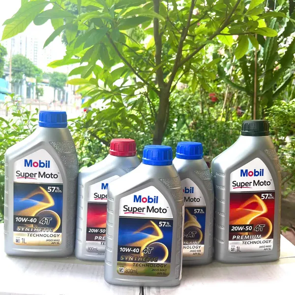 Nhớt Mobil Xe Số 10w40 1L Thông Dụng Cho Mọi Loại Xe Số Chính Hãng Nhập Khẩu Singapore