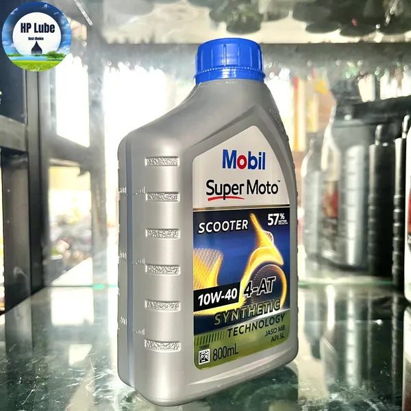 Nhớt Mobil Xe Máy 10w40 0.8L