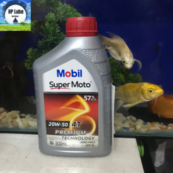 Nhớt Mobil 20w50 0.8L Cho Xe Số Nhập Khẩu Singapore