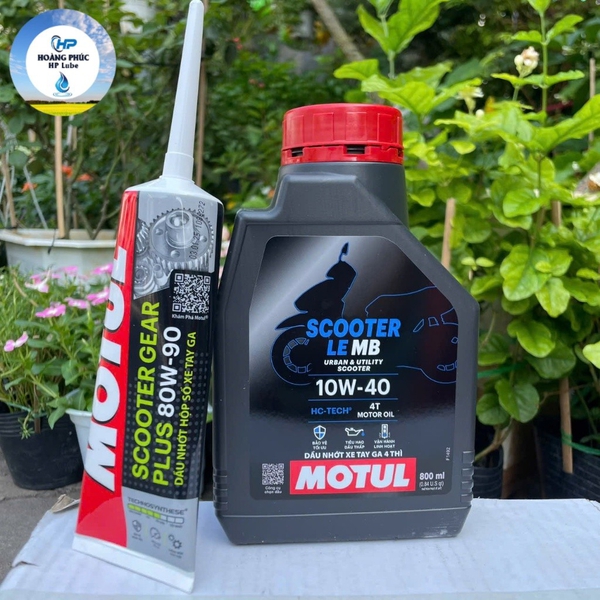 Mua Sỉ Thùng 12 Chai Nhớt Motul Xe Tay Ga Motul Scooter LE 4T 10W40 800ml Màu Xanh Dương. 