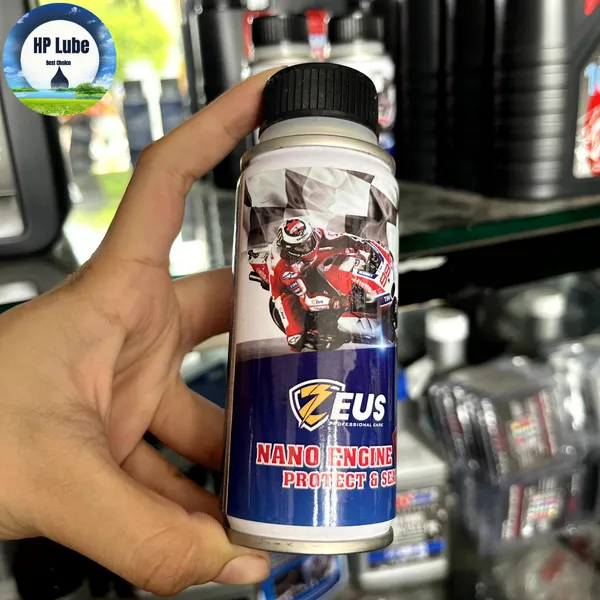Phụ Gia Nhớt Nano Zeus Bảo Vệ Động Cơ, Phục Hồi Động Cơ Engine Protect & Seal 50ml, Vận Hành Êm Ái