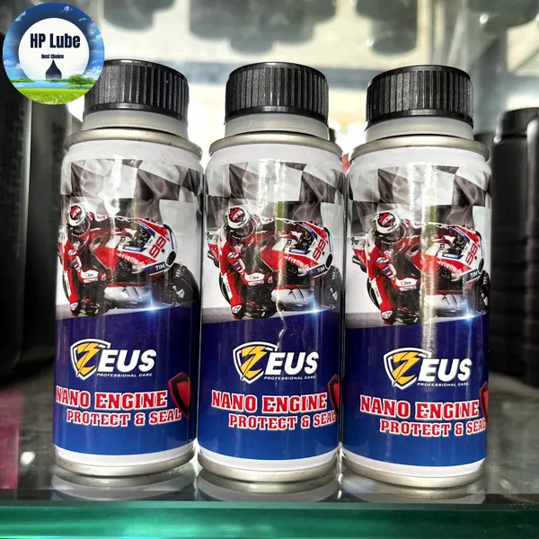 Phụ Gia Nhớt Nano Zeus Bảo Vệ Động Cơ, Phục Hồi Động Cơ Engine Protect & Seal 50ml, Vận Hành Êm Ái