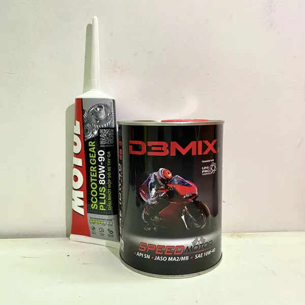 Nhớt Xe Máy Full Tổng Hợp DBMIX 10W40 Cho Xe Số Và Xe Tay Ga 0.8L