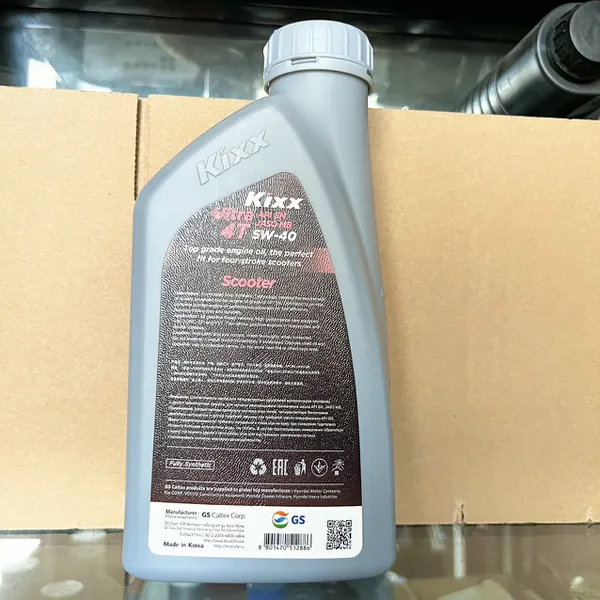 1 Thùng 12 Chai Nhớt Kixx Tay Ga 10w40, Kixx SCooter Ultra 10W40 800ml